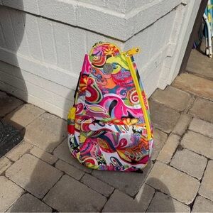 Colorful Paisley Tennis Bag